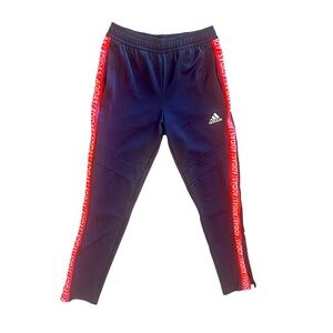 Adidas Youth Tiro 19 Training Athletic Pants, Small 11-12y Navy Zipper at ankle